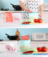 Load image into Gallery viewer, Zero-Waste Reusable Ziplock Bags - 4pcs