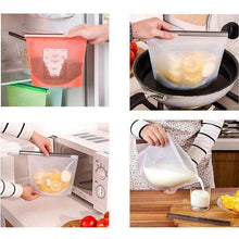 Load image into Gallery viewer, Zero-Waste Reusable Ziplock Bags - 4pcs