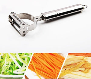 MULTI-FUNCTION STAINLESS STEEL VEGETABLE JULIENNE PEELER