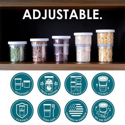Adjustable Food Storage Container(2 Pcs)